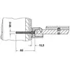 Image de Keuco Kit de fixation n°9 Plan Care avec vis 6 pans, 2 pièces