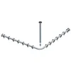 Image de Keuco 14936170800 Plan Set de Tringle de Rideau de Douche en Aluminium anodisé Argenté/chromé