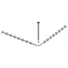 Image de KEUCO Brausevorhangstangen Set Plan 14937 für Dusche 90x90cm Edelstahl 14937070900