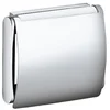 Image de Keuco 14960170000 Plan Porte-Papier Toilette avec Couvercle Argent anodisé