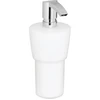 Image de Keuco Distributeur de lotion City.2 verre cristal mat, chromé, avec support et pompe