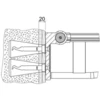 Image de Keuco Kit de fixation n°10 Plan Care 4x vis à bois fraisée / douille / cheville