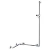 Image de Keuco 34908014411 plan care barre d'appui de douche à gauche chromé 1265/597/680 mm
