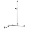 Image de Keuco 34915016611 Plan Care Barre d'appui de Douche à Gauche chromé 797/797/1263 mm