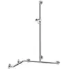 Image de Keuco Plan Care barre de douche avec support, droite/gauche, 1297x1097mm, chromé