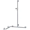 Image de Keuco Plan Care Barre de douche avec poignée, r/l, 1297x1097mm, alu anodisé argent