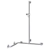 Image de Keuco 34915016911 Plan Care Rampe de Douche et Tige pour Pomme de Douche réglable à Droite ou à Gauche Chromé 797/1097/1263 mm