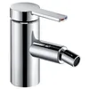Image de Keuco 53909010000 7938551 Plan Blue Mitigeur de bidet à levier simple avec garniture d'écoulement à barres de traction Chromé