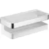 Image de Keuco Panier de douche Collection Moll 2 pièces, 240x110mm, chromé/blanc