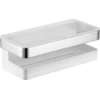 Image de Keuco Panier de douche chromé/anthracite, 2 pcs, 240x110 mm