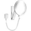 Image de Keuco iLook_Move Miroir grossissant avec éclairage, Rond, Ø20 cm, 5X grossissement, Made in Germany, métal chromé, avec transformateur