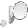 Image de Keuco Miroir de maquillage iLook_move d 212 mm, éclairé, encastré, verre dépoli, chromé