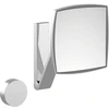 Image de Keuco Miroir cosmétique iLook_move 200x200mm, éclairé, encastré, verre dépoli, chromé
