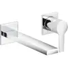Image de Keuco Robinet mural 2 trous pour lavabo Edition 11 UP, sans garniture, chrome, 165 mm