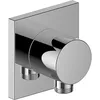 Image de Keuco Raccord de flexible ixmo 59547, rosace carré Chromé 59547010002