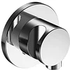 Image de Keuco 59592010001 IXMO 59592 Raccord de flexible avec support de douche, rosace chromée, format rond