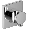 Image de Keuco Raccord flexible IXMO chromé, avec support de douche, carré