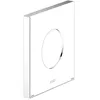 Image de KEUCO Rosace murale surdimensionnée pour mitigeur monocommande et mitigeur de douche encastré, carrée, 59551010092, Couleur: Chromé