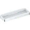 Image de Keuco PLAN tablette de douche, fixation cachée, 14958010051, Couleur: chromé/blanc