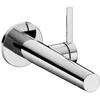 Image de Robinetterie Keuco IXMO 59516, mitigeur monocommande de lavabo, Set Complet, 219mm, pour Montage encastré, Rosette Ronde, Coloris: Chromé - 59516011101