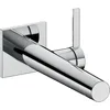 Image de KEUCO IXMO Pure Mitigeur monocommandé pour lavabo encastré, 197mm, rosace carrée, 59516011102, Couleur: Chromé