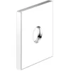 Image de KEUCO Rosace murale surdimensionnée pour raccords G 1/2 encastrés, carrée, 59545010092, Couleur: Chromé