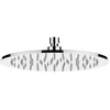 Image de Keuco Douchette tête d 200 mm, finition chrome/acier inox poli, ronde