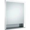 Image de Keuco Vis pour panneau aggloméré porte courte Royal Lumos 65x73x16cm, gauche, blanc, 1 vantail, avec tablette