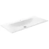 Image de KEUCO X-LINE lavabo à encastrer en céramique, 1007x17x494mm, avec 1 trou pour robinet, blanc, 33170311001