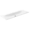 Image de KEUCO X-LINE lavabo à encastrer en céramique, 1208x17x494mm, avec 1 trou pour robinet, blanc, 33180311201