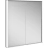 Image de Keuco Spiegelschrank Royal Match 650x700x160mm, si-élox, BL, 2 portes battantes