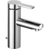 Image de KEUCO PLAN blue Mitigeur monocommandé pour lavabo 90, avec garniture d'écoulement, saillie 107mm, 53902170000, Couleur: Finition aluminium