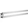 Image de KEUCO Edition 90 Porte-Serviettes à Deux Bras, pivotant, 45 cm, métal chromé, fabriqué en Allemagne, avec vis et Chevilles, Porte-Serviettes pour percer