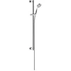 Image de Keuco Set de douche IXMO chromé, rosaces carrées, 1 type de jet