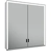 Image de Keuco Vis pour panneaux porte longue Royal Lumos 70x73x16cm, o Abl, WV, 2-p., alu anodisé
