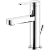 Image de KEUCO IXMO Flat Mitigeur monocommandé pour lavabo 100, avec vidage à tirette, saillie 109mm, 59502013000, Couleur: Chromé