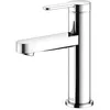 Image de KEUCO IXMO Flat Mitigeur monocommandé pour lavabo 100, sans vidage à tirette, saillie 109mm, 59502013100, Couleur: Chromé