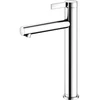 Image de Keuco Mitigeur monocommande pour lavabo 210 IXMO 59510 Pure, rosace chromée droite/gauche