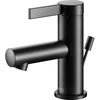 Image de Keuco Mitigeur lavabo monocommande 60 IXMO Pure Sortie 90 mm, avec garniture de vidage, noir mat
