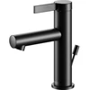 Image de Keuco Mitigeur monocommande lavabo 100 IXMO Pure Sortie 110 mm, avec garniture vidage, noir mat