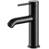 Image de Keuco Mitigeur monocommande lavabo 100 IXMO Soft bec 114 mm, sans garniture, noir mat