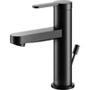 Image de Keuco Mitigeur lavabo monocommande 100 IXMO Flat, bec 109 mm, avec garniture, noir mat