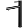 Image de KEUCO IXMO Pure Mitigeur monocommandé pour lavabo 210, sans vidage à tirette, saillie 160mm, 59510371100, Couleur: Noir mat
