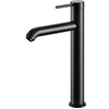 Image de Keuco Mitigeur monocommande pour lavabo 210 IXMO 59510 sans tirette, rosace droite/gauche noire