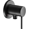 Image de Keuco Kit de montage IXMO SOLO Soft UP-Br.-EHM, raccord flexible, rond, noir mat