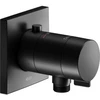 Image de Keuco Kit de montage IXMO SOLO noir mat, UP-Br-THM, raccord tuyau, carré