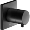 Image de Keuco Kit de montage IXMO Comfort noir, vanne d'arrêt encastrée, angle, pour 1 consommateur