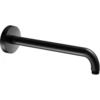 Image de Keuco Bras de douche Sortie 300 mm, noir mat, raccord mural, rosace ronde