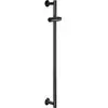 Image de Keuco Barre de douche IXMO H 855 mm, coulissant de robinet, rosace ronde, noir mat