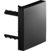 Image de Keuco Cache pour Plan Care angle, pour coupe-tirage, noir mat